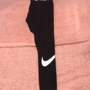 Nike swoosh tights
